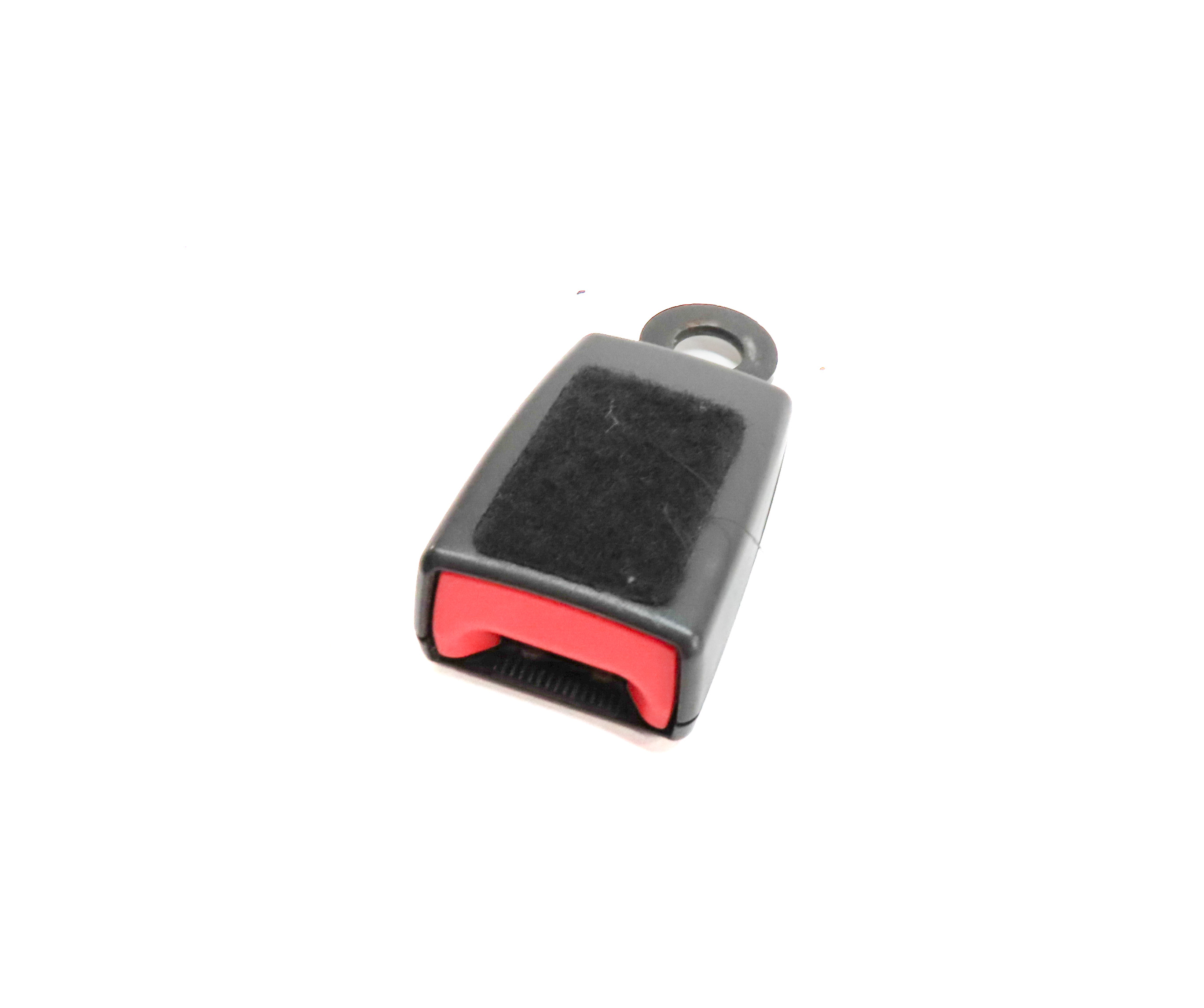 2010 LAND ROVER LR4 (L319) REAR 2ND ROW CENTER SEATBELT BUCKLE RECEIVER (BLACK) — exact item pictured
